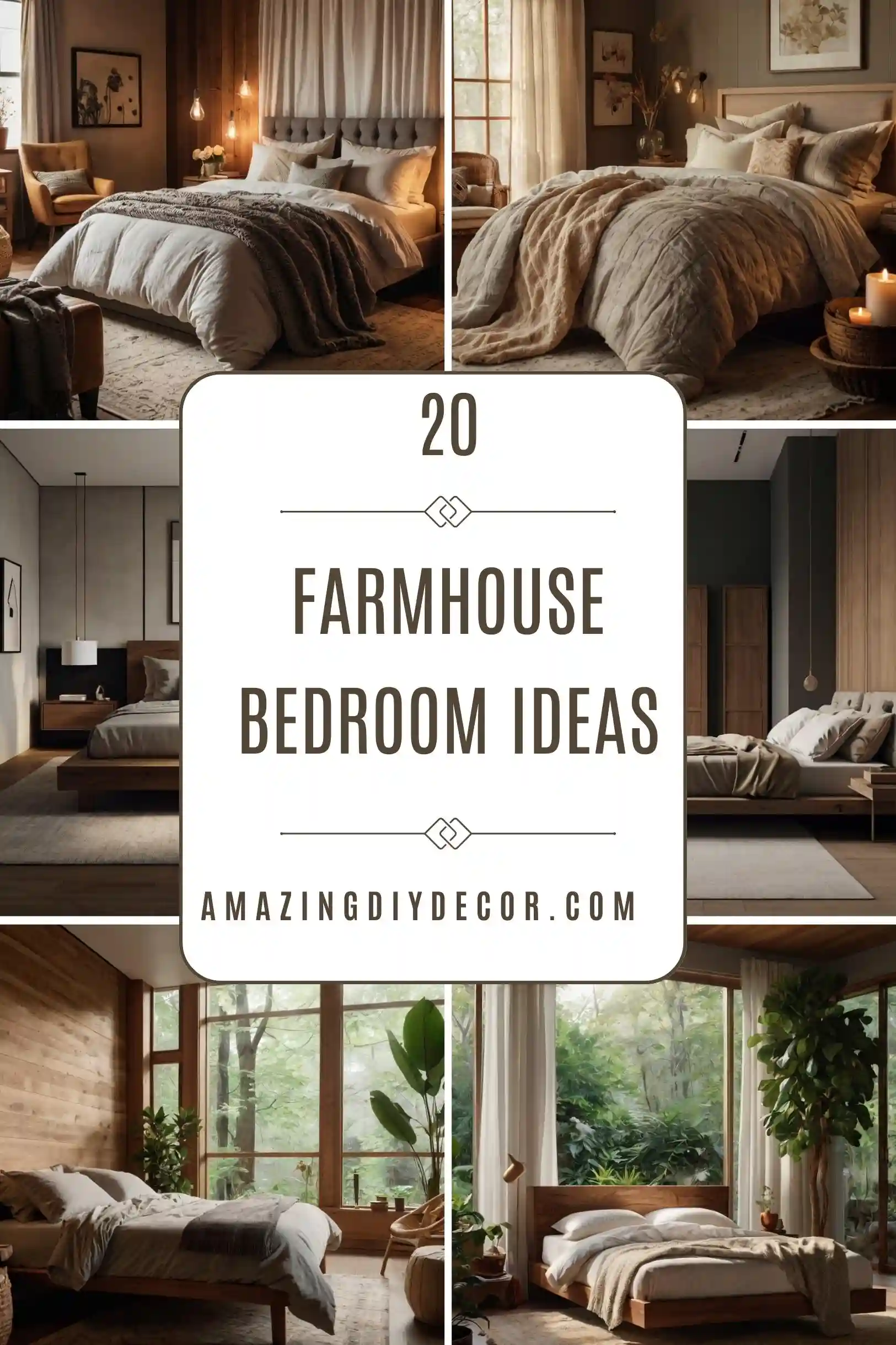 Transform Your Space with These 20 Farmhouse Bedroom Ideas