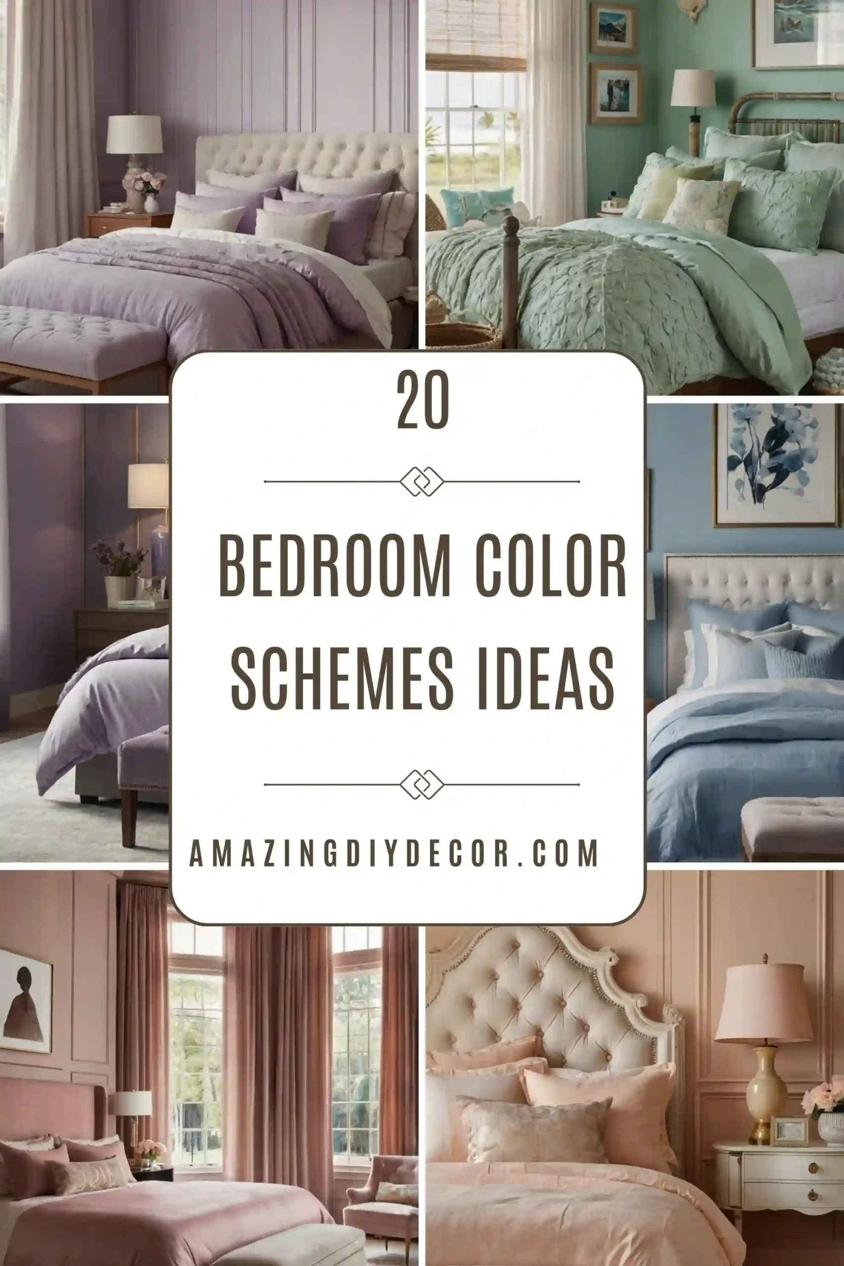 Peaceful Palettes: 20 Calming Bedroom Color Combinations