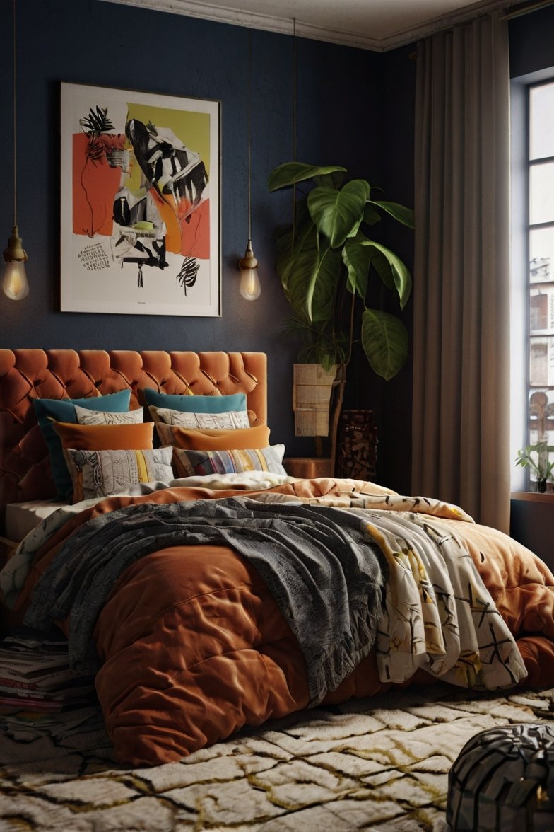 Eclectic Mix Bedroom