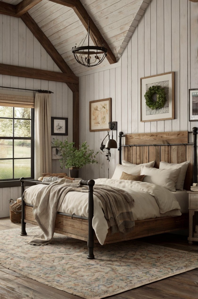 Rustic Farmhouse Bedroom