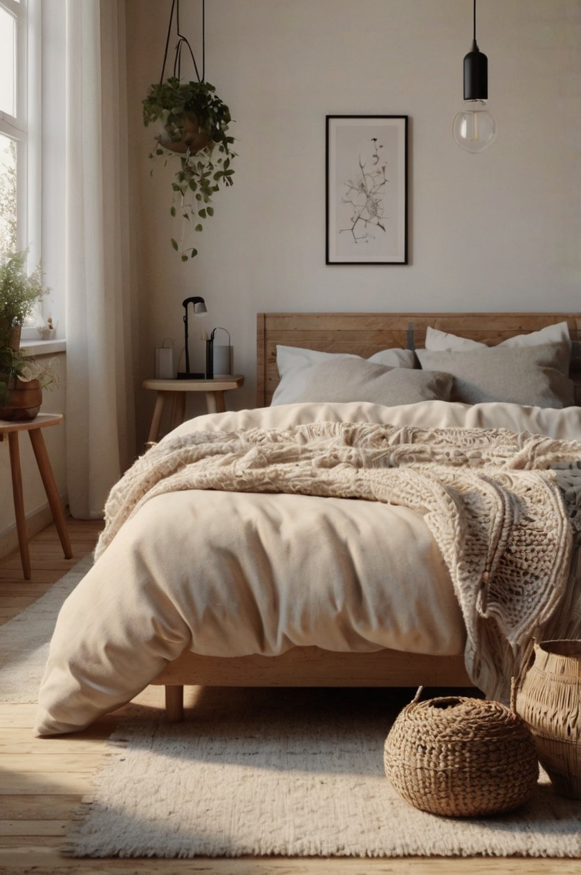 Scandinavian-Inspired Bedroom