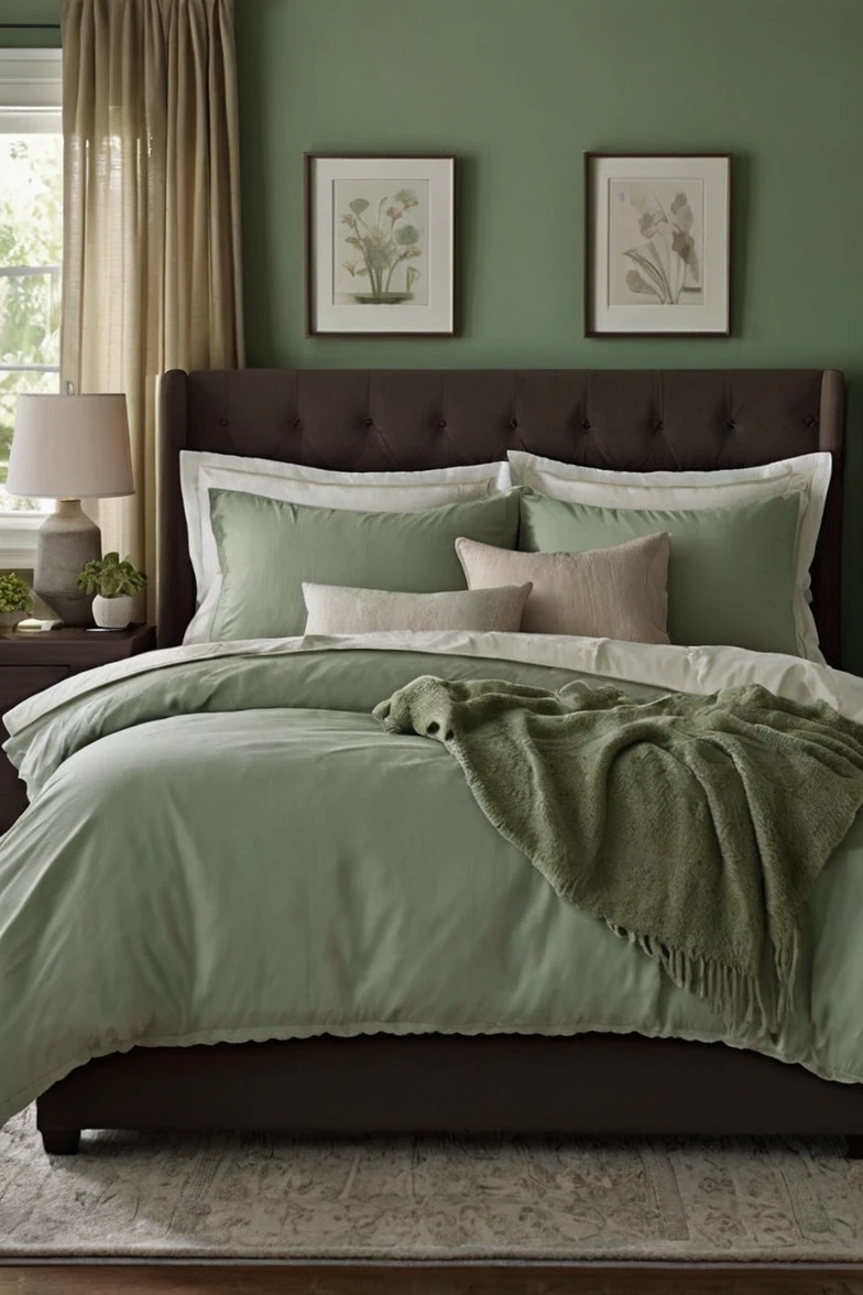 Sage Green and Mauve
