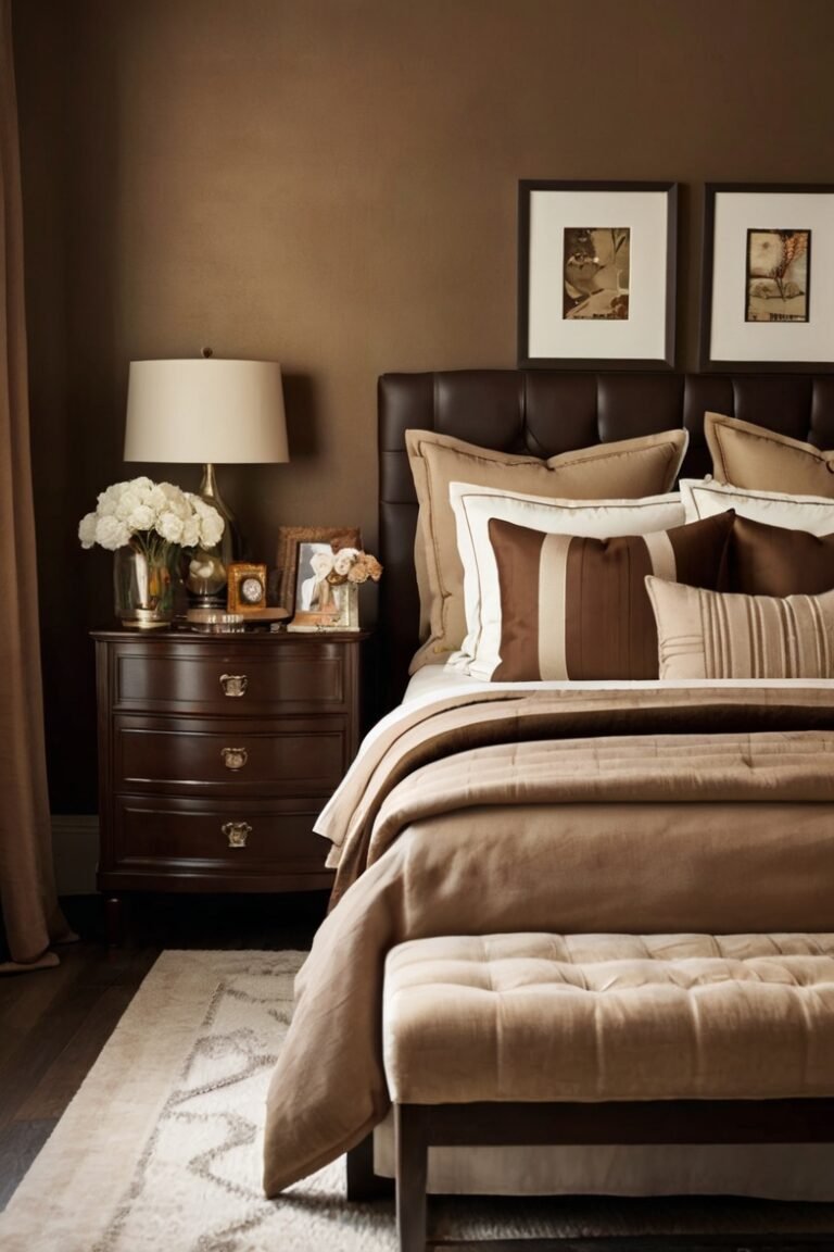 Brown Bedroom Color Combination