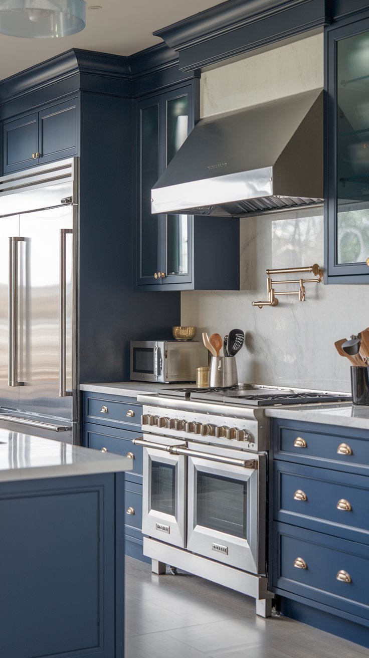 Denim Blue Appliances 