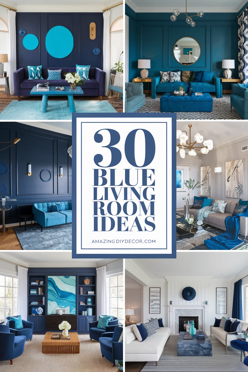 Blue Living Room