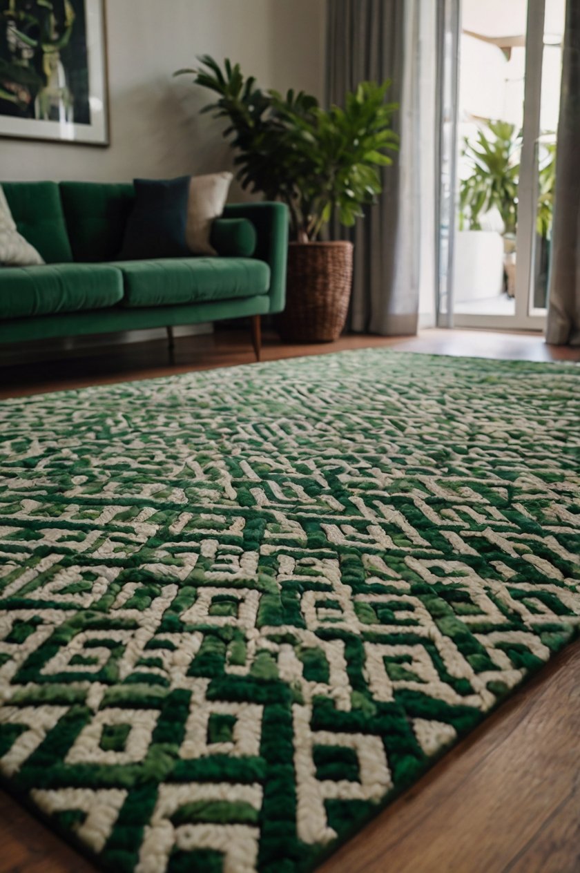 Mint Green Accents: