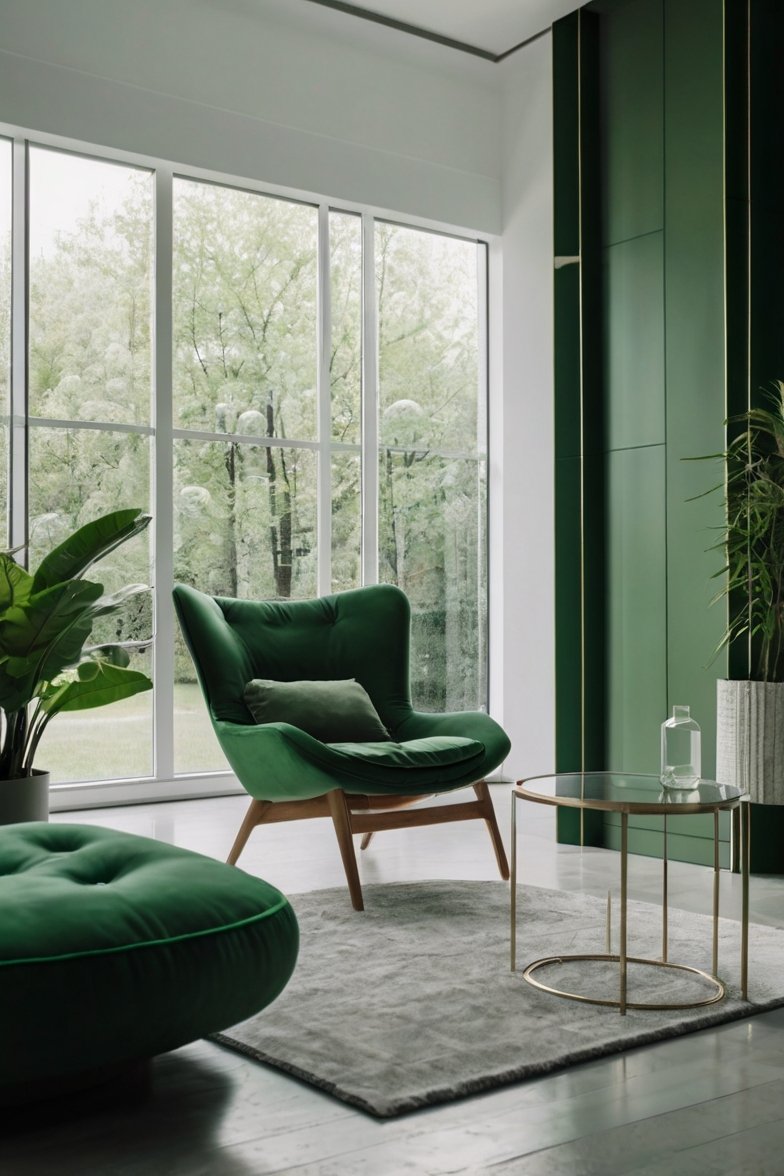 Green Accent Chairs: