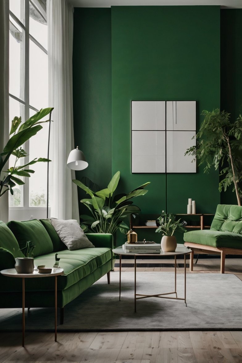 Minimalist Green: