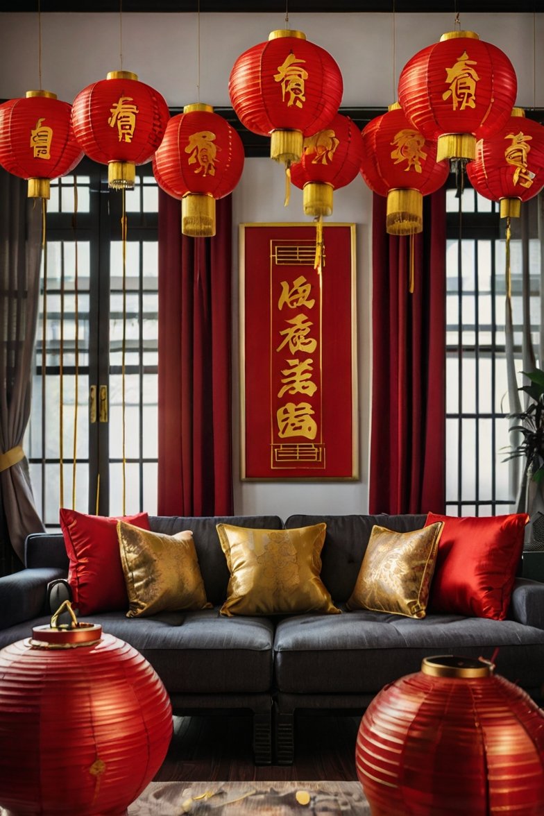 Bring Good Luck with Red and Gold
