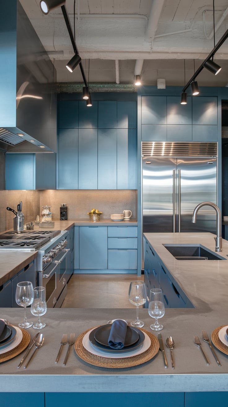 Aqua Blue Countertops