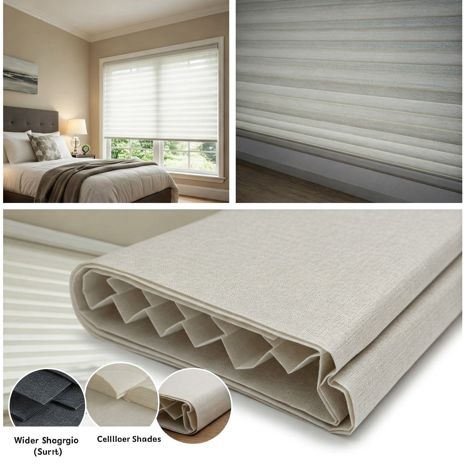 Cellular Shades for Insulation and Light Filtering