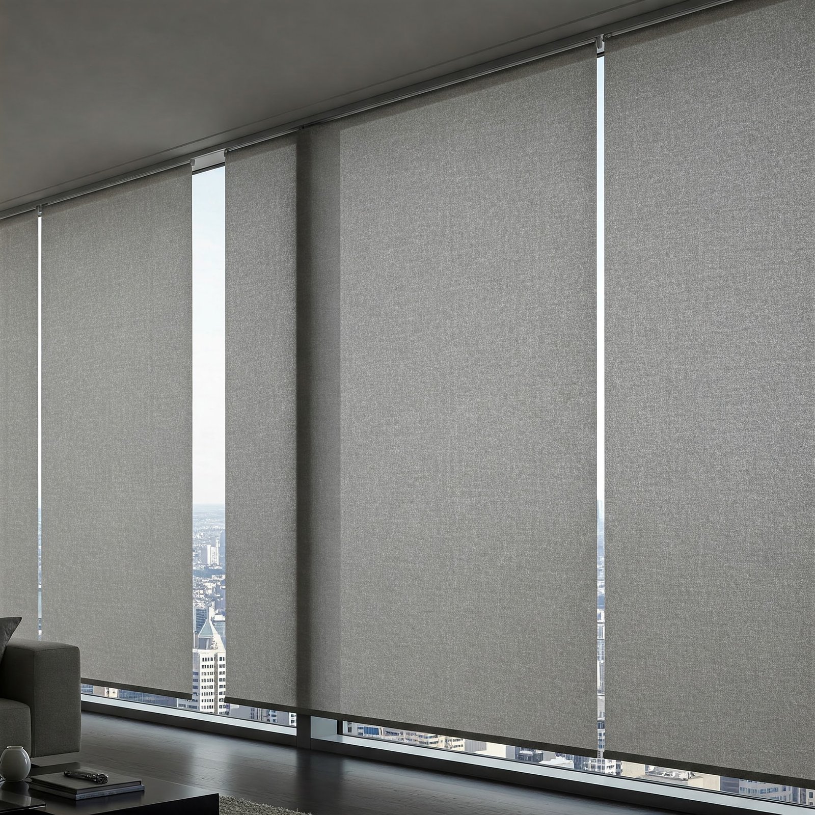 Panel Track Blinds for a Sleek, Contemporary Look