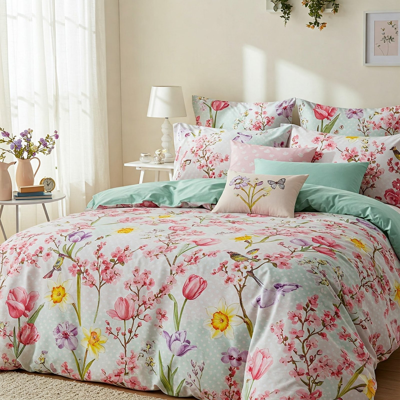 Spring-Themed Bedding