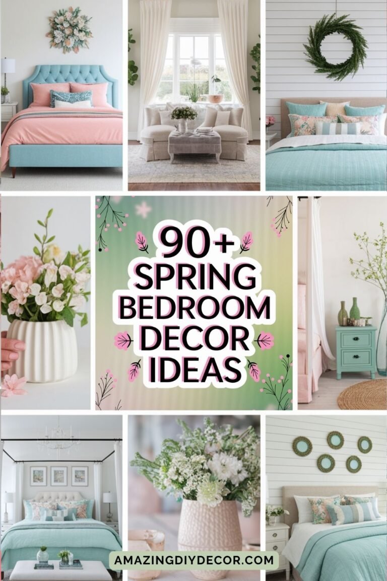 90 Stylish Spring Bedroom Decor Ideas to Refresh Your Space