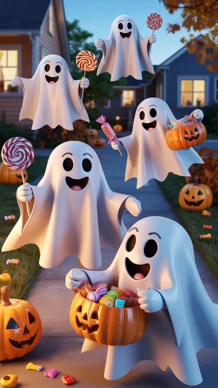 Ghosties with Candy