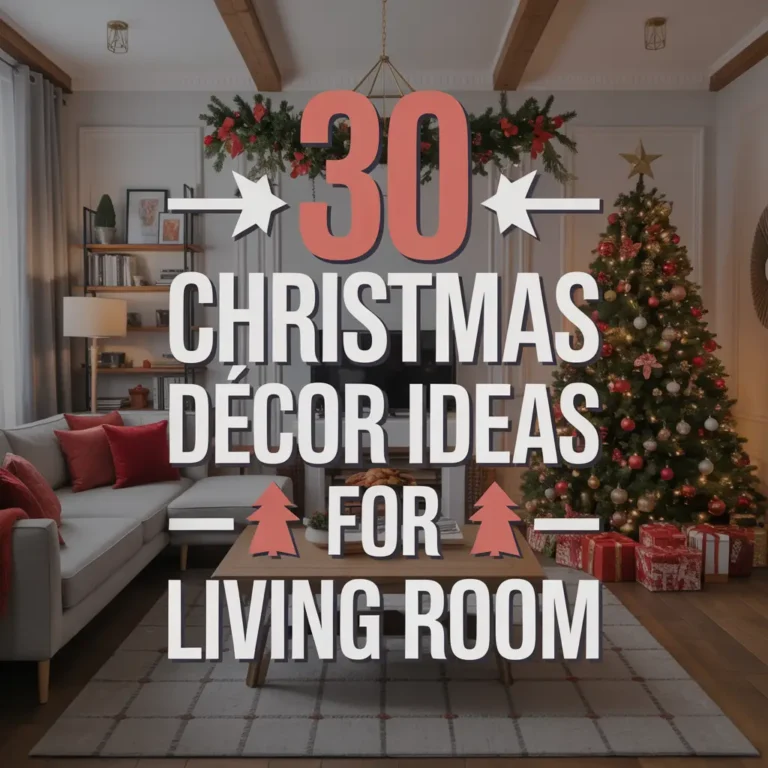 Christmas Décor Ideas For Living Room