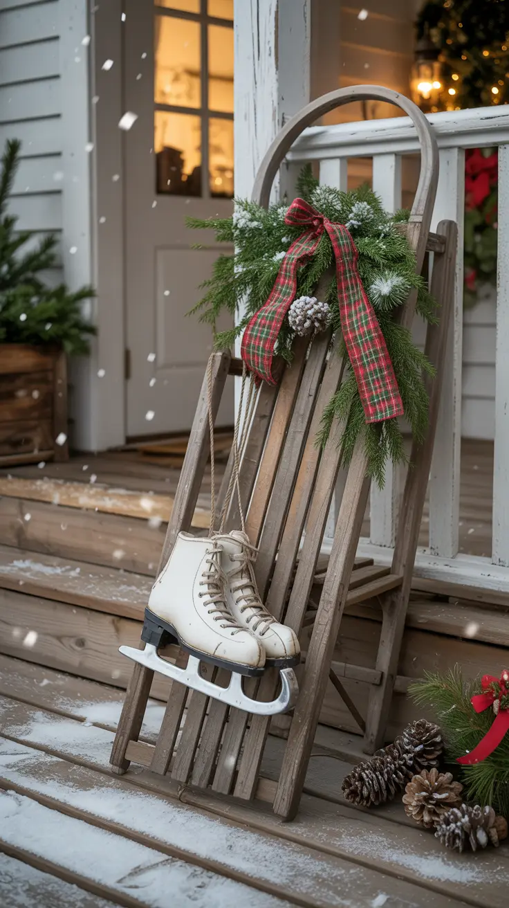 A Touch of Nostalgia with a Vintage Sled